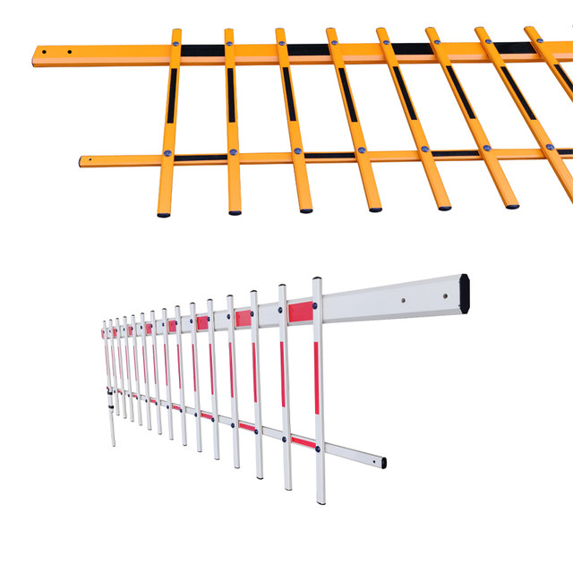 90 curved pole red and white 2-layer Ketuo pole fence pole