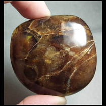 Honey wax AM8985J4y Burmese amber * Cave honey raw stone polished (4 4cm14 7g) Amber