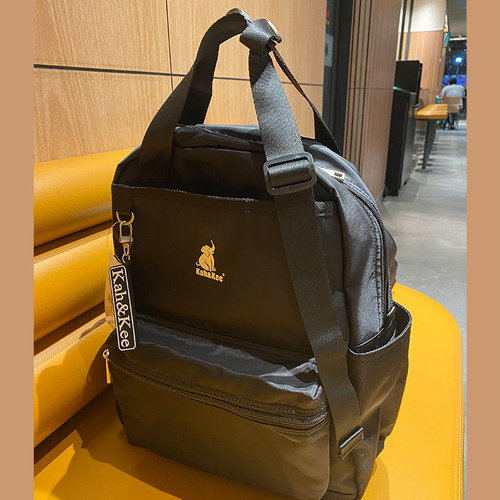 商场~超高级！双肩秒变单肩美呆背包~轻便实用大容量通勤上学出差 - 图0