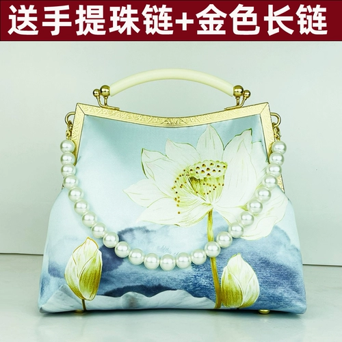 Сумка на одно плечо, ретро ципао, портативный браслет