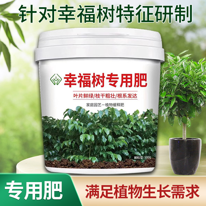 幸福树肥料专用肥增根壮苗除菌防掉叶盆栽小菜园通用四季有机肥料 - 图2