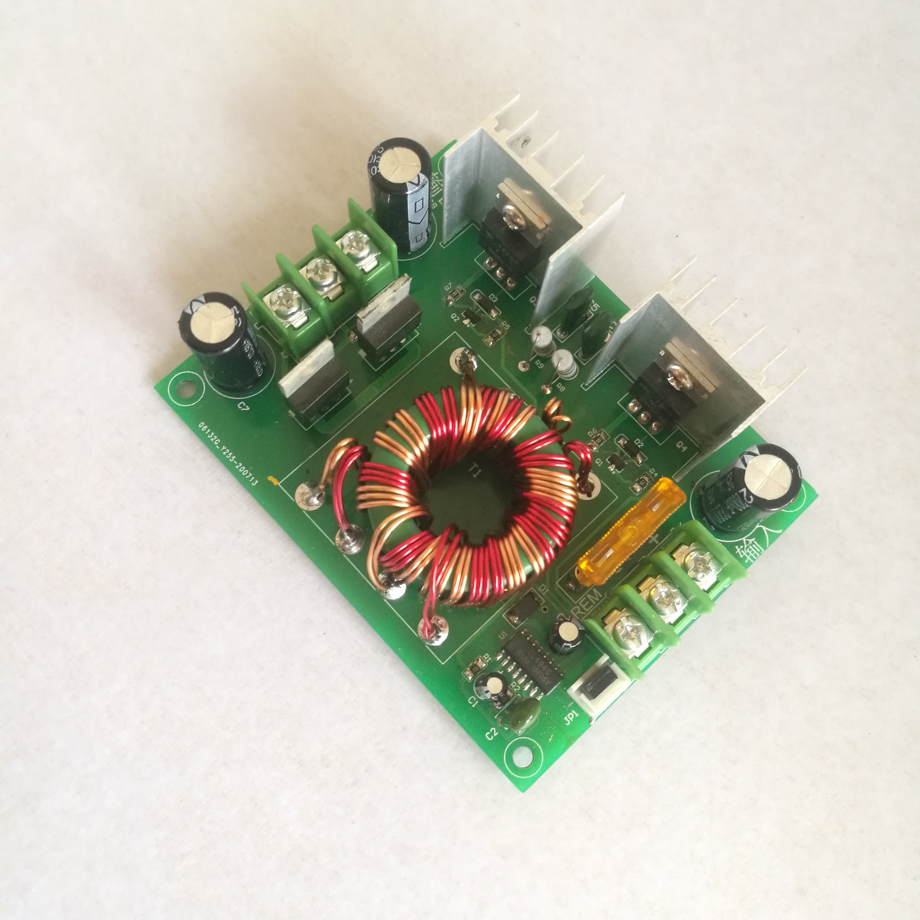 单直流dc12v转正负12v15v18v低音炮汽车车载音响功放升压双电源板_虎窝淘