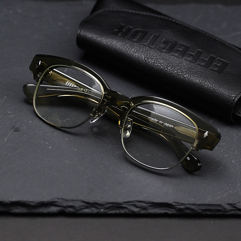 EFFECTOR LARGO【the WAREHOUSE optic】眼鏡49口日本手工粗框-图3