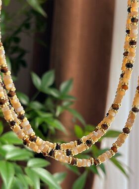 贝壳国风锁骨秋冬链颈链项链天然