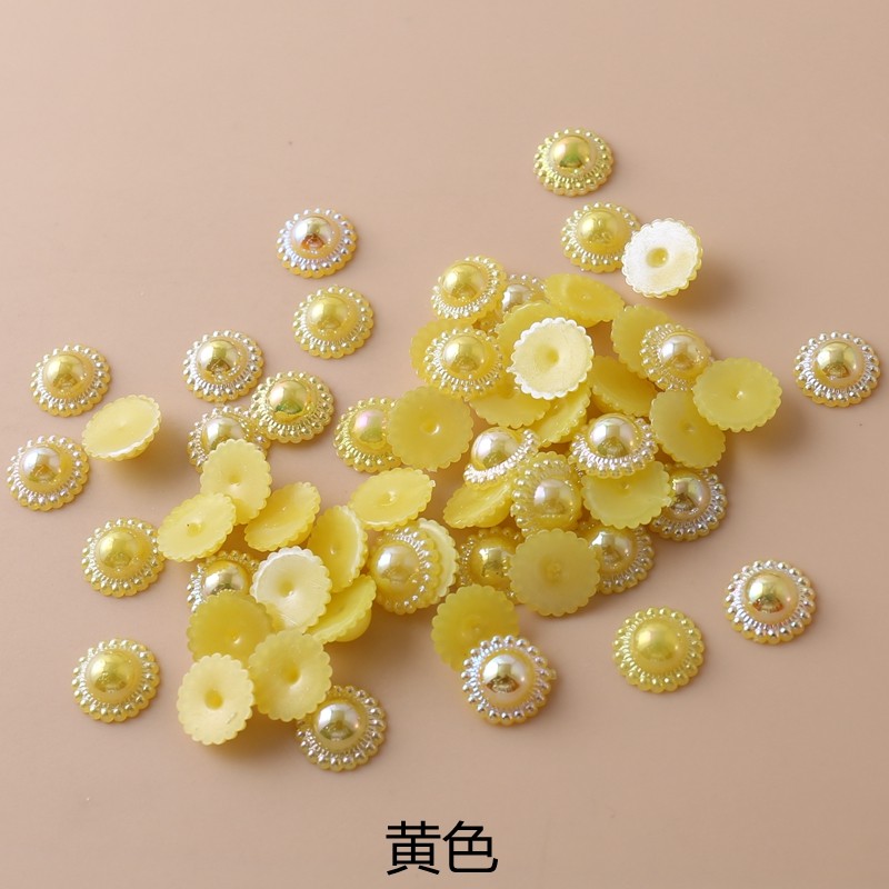 13mm幻彩半面太阳花仿珍珠和风古风发饰手工配饰diy材料包,淘宝优惠券,粉丝福利购,淘宝优惠卷