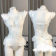 Couple's fun underwear, female temptation, small breasts, sexy and hot pajamas set, high-end intercourse, lace, qqny, pure desire