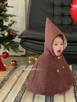 (Year Wear) AONO New Years new Christmas tip Tip Cap Cloak caveat cashmere cloak jacket South Korean womens treasure