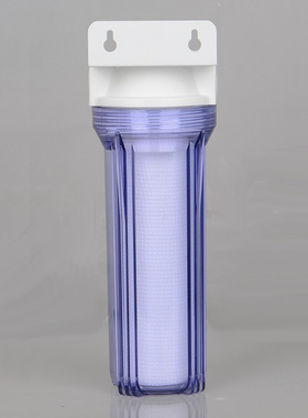 加厚单级防爆10寸对丝接头净水器
