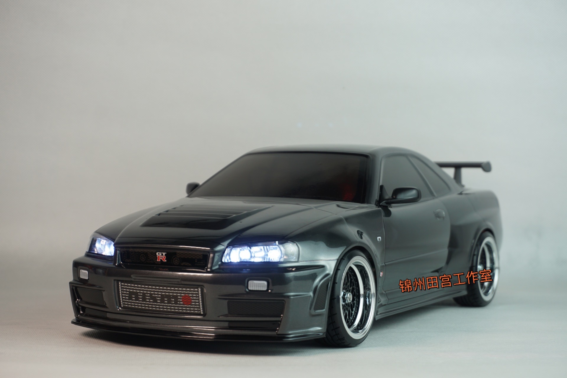 樱花漂移遥控车田宫tt02尼桑GTR R34专业Rc漂移遥控车平跑竞速车-图1