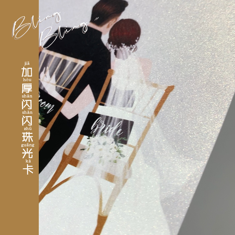 ins伴娘邀请卡bridesmaidcard伴郎感谢卡闺蜜伴手礼手写卡可定制 - 图2