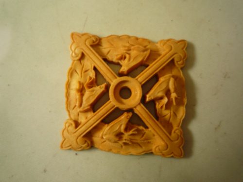 鸟笼，鸟具，画眉笼百灵笼 用精品 荷塘青蛙 雕刻黄杨木葫芦 - 图1