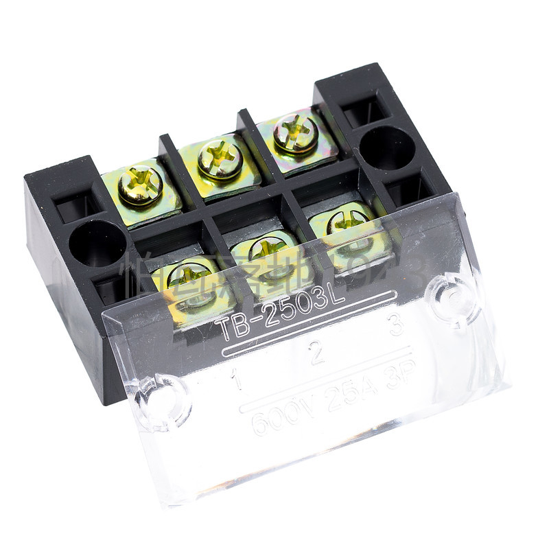 TB-2503 600V/25A/3P接线端子排 接线座 接线柱 连接器 - 图2
