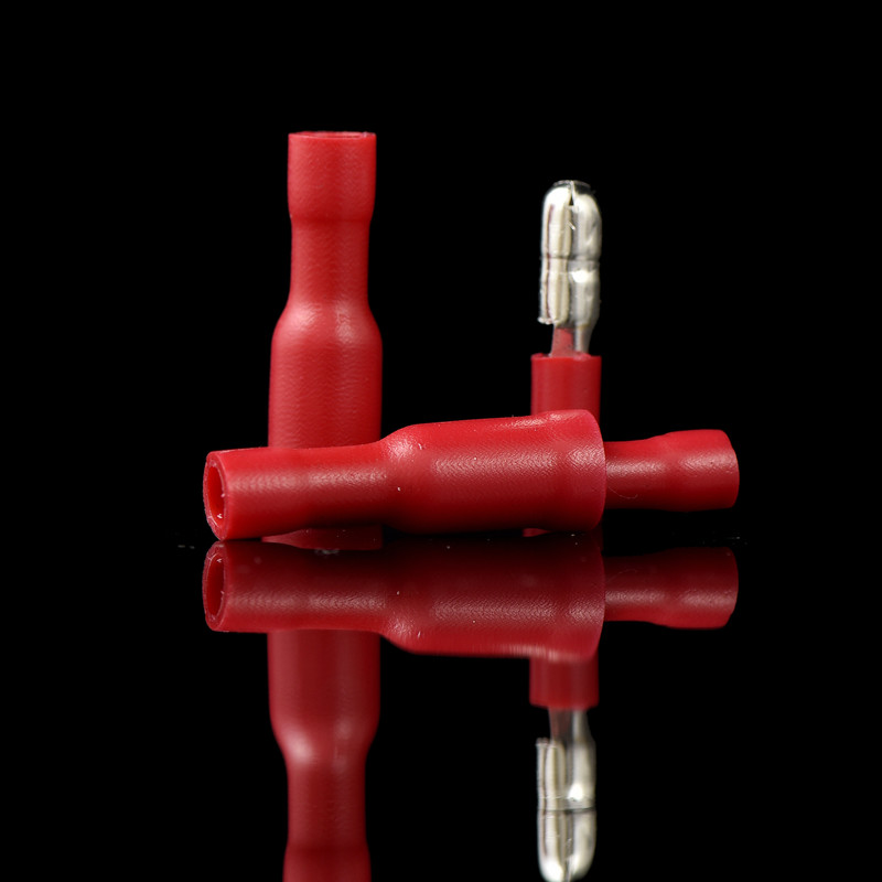 子弹头公母电线对接头MPD/FRD1.25-156接线插头 对插连接端子五色 - 图1