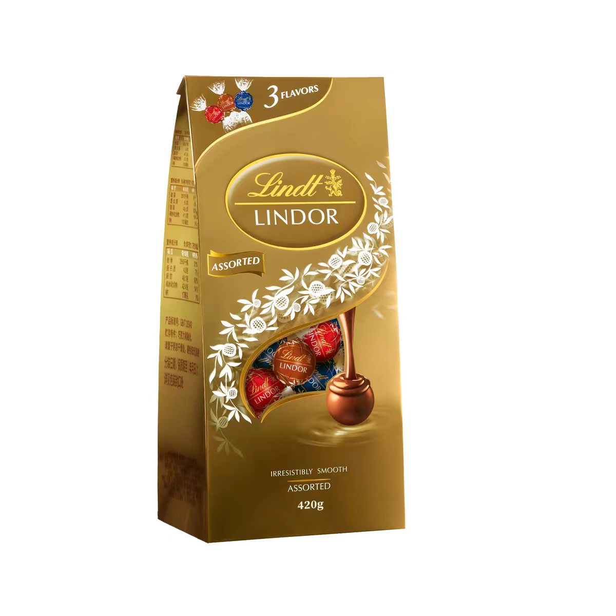 【520礼物】Lindt瑞士莲软心巧克力精选420g节日零食糖果顺丰包邮