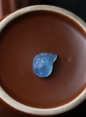 吊坠天然海蓝宝一手货源男女