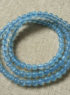 蓝色冰种冰透体天然海