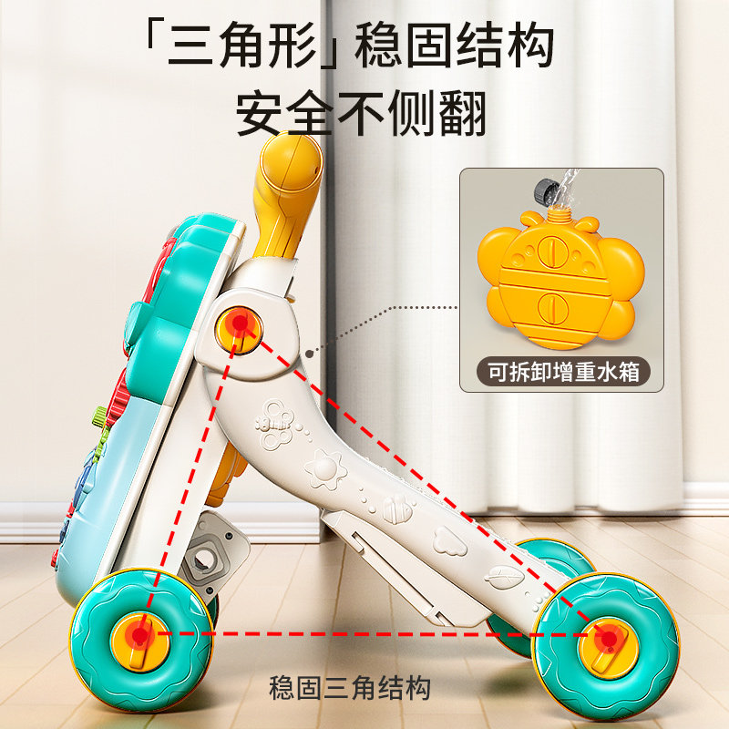 宝宝助步多功能防侧翻走路防学步车 卡卡贝儿母婴手推学步玩具