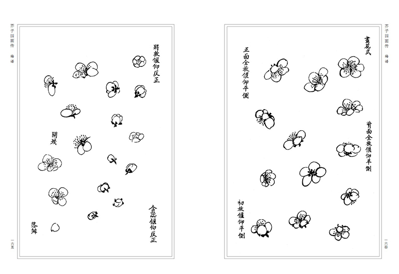 【13年老店】画传画谱芥子园梅兰竹菊第二集巢勋临本王著王概古今画法梅谱兰谱竹谱菊谱经典收藏书国画技法人民美术书籍 - 图2