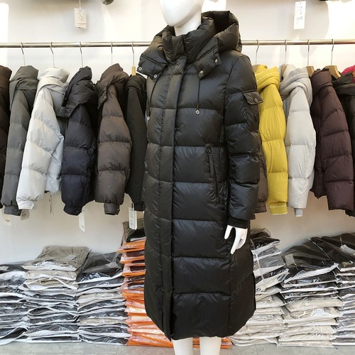 尚姿颖5Y631  过膝长款连帽白鸭绒羽绒服女冬季新款韩版羽绒外套 - 图2