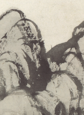 国画新中式装饰画客厅挂画山水画字画真迹作品仿张大千东山独步图