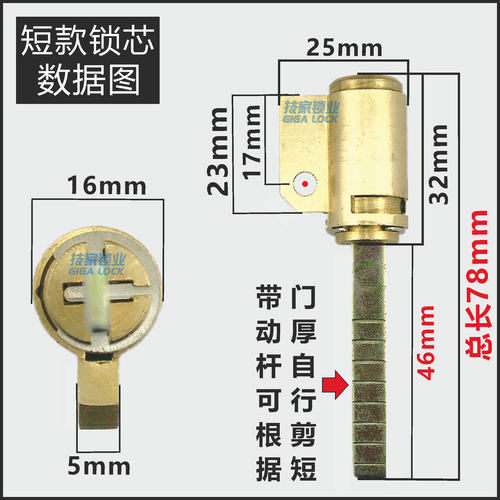 适用云丁智能锁锁芯蛋壳公寓密码锁底装带尾巴门锁锁芯电子锁锁头 - 图2