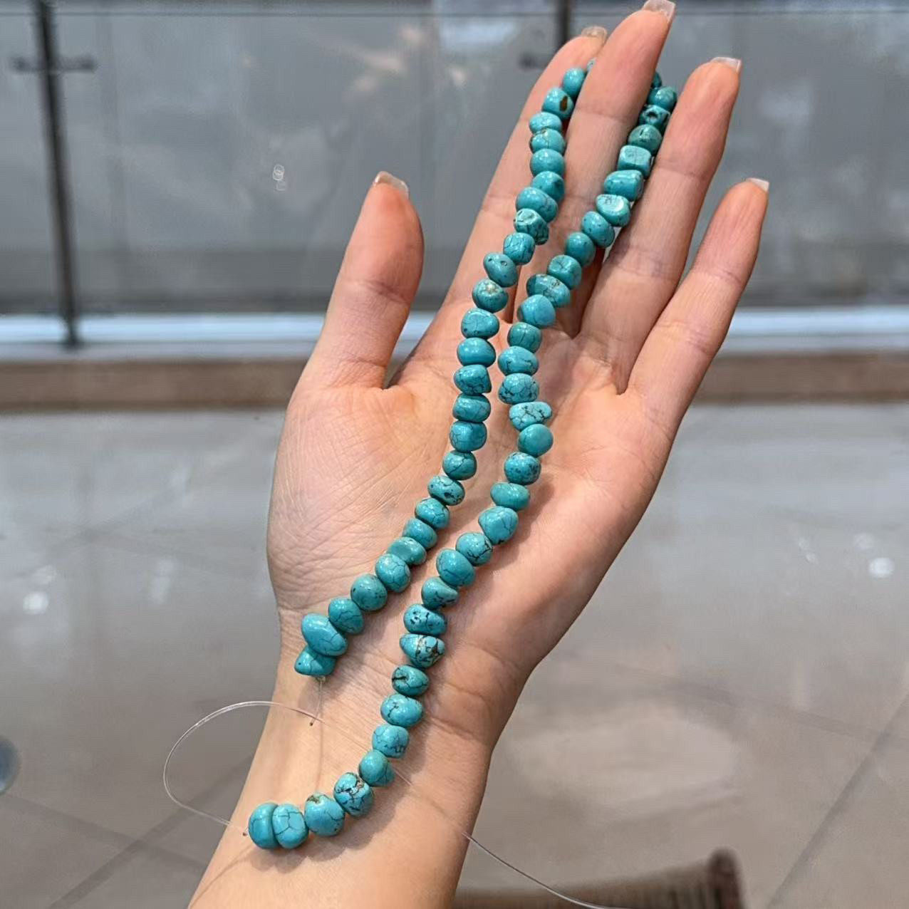 DIY菱镁矿随行隔珠手工编绳文玩佛珠念珠多圈男女手串手链饰品,淘宝优惠券,粉丝福利购,淘宝优惠卷