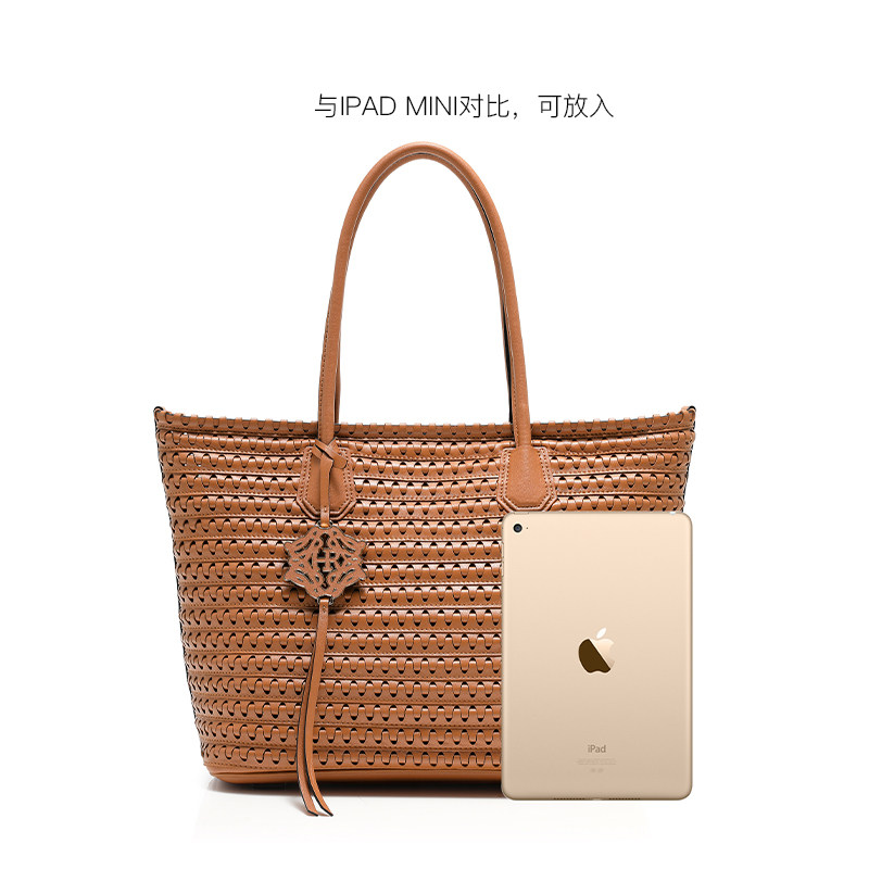 hr赫莲娜编织包2020秋季新款手拎包 hr女士包袋