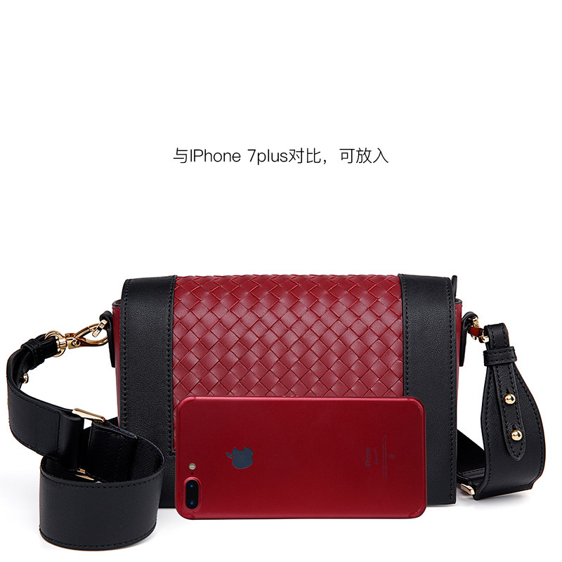 hr赫莲娜撞色2020新款斜挎单肩小包 hr女士包袋