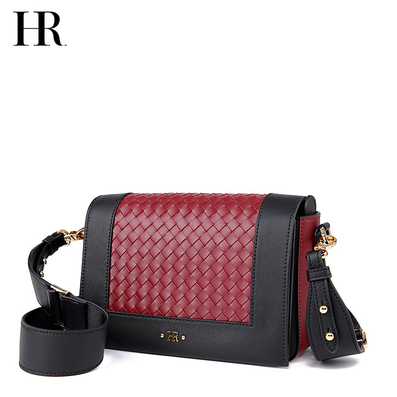 hr赫莲娜撞色2020新款斜挎单肩小包 hr女士包袋