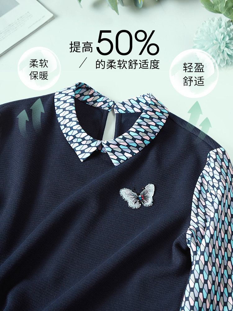 限时减50熙世界秋素雅文艺风女卫衣 sllsky服饰卫衣/绒衫