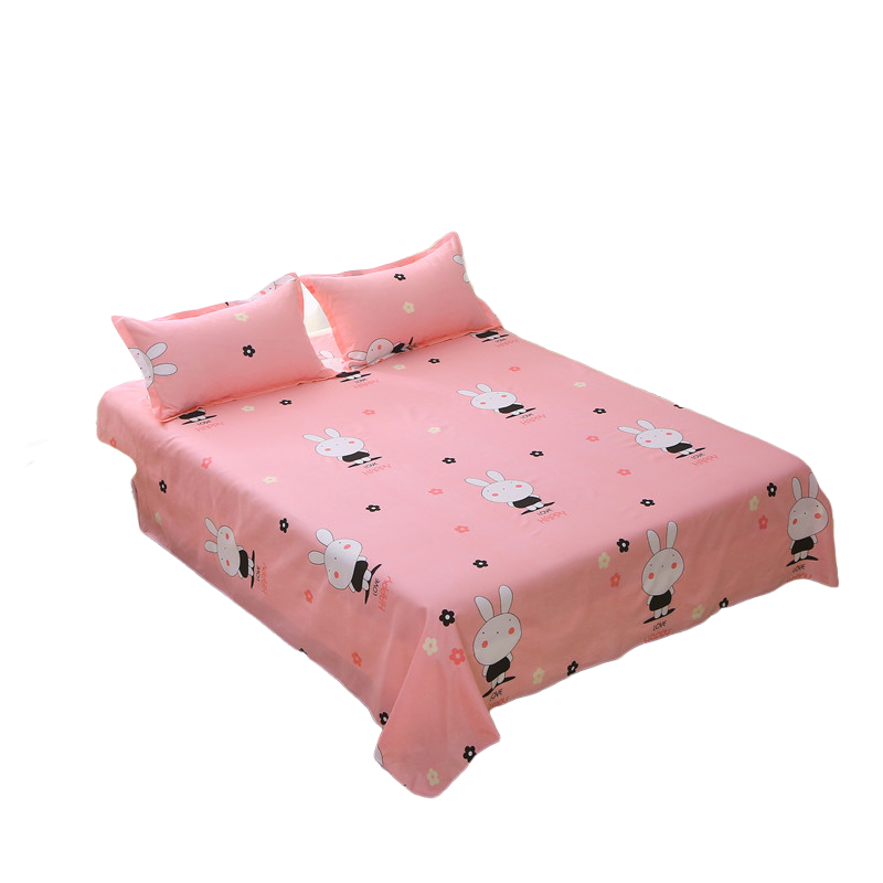 【特价清仓】床单单件100%亲肤单人双人被单学生宿舍枕套四季通用 - 图3