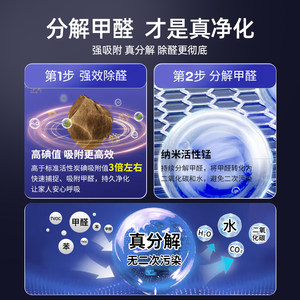 绿之源活性炭包除甲醛Mn25活性锰新房装修家用吸附高碘值活性炭包