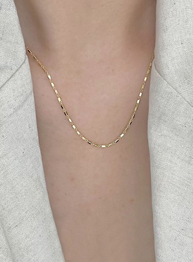 百搭s925纯银项链女蛇骨链颈链