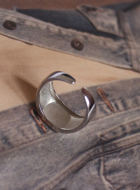 小众设计感女轻奢纯银戒指