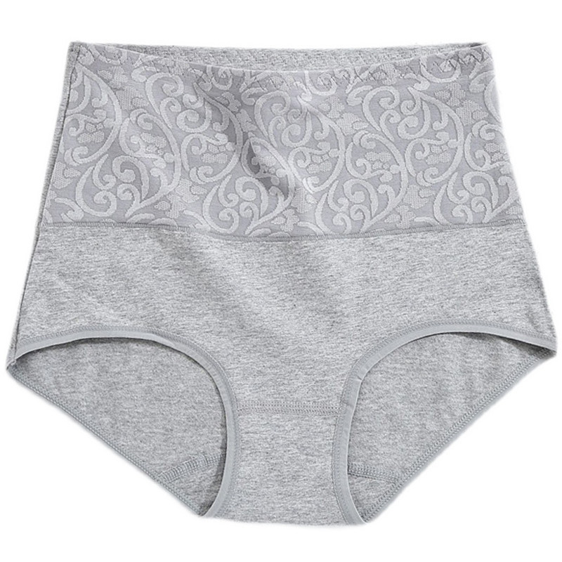 4条 高腰收腹内裤女士纯棉产后妈妈高腰大码全棉提臀女三角短裤头,淘宝优惠券,粉丝福利购,淘宝优惠卷