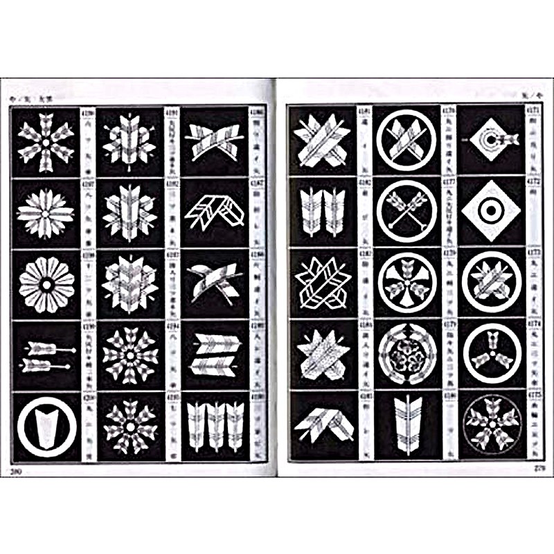 现货 日版】日本家居用品传统图案设计 日本の家紋 Japanese Family Crest 书9784861520037 - 图2