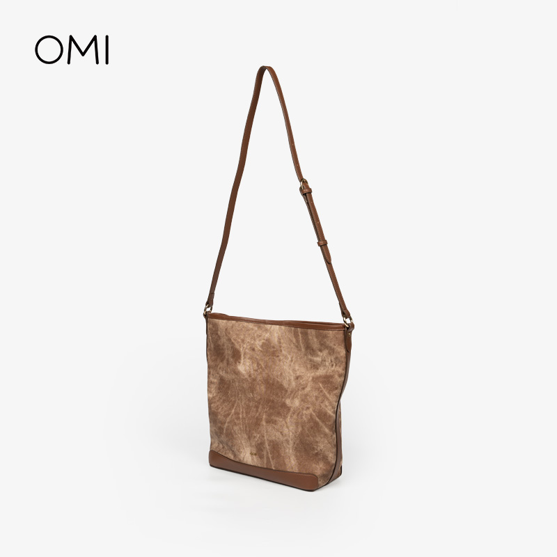 【秋冬新品】欧米omi水桶包晕染系列美拉德渐变色大容量托特包女