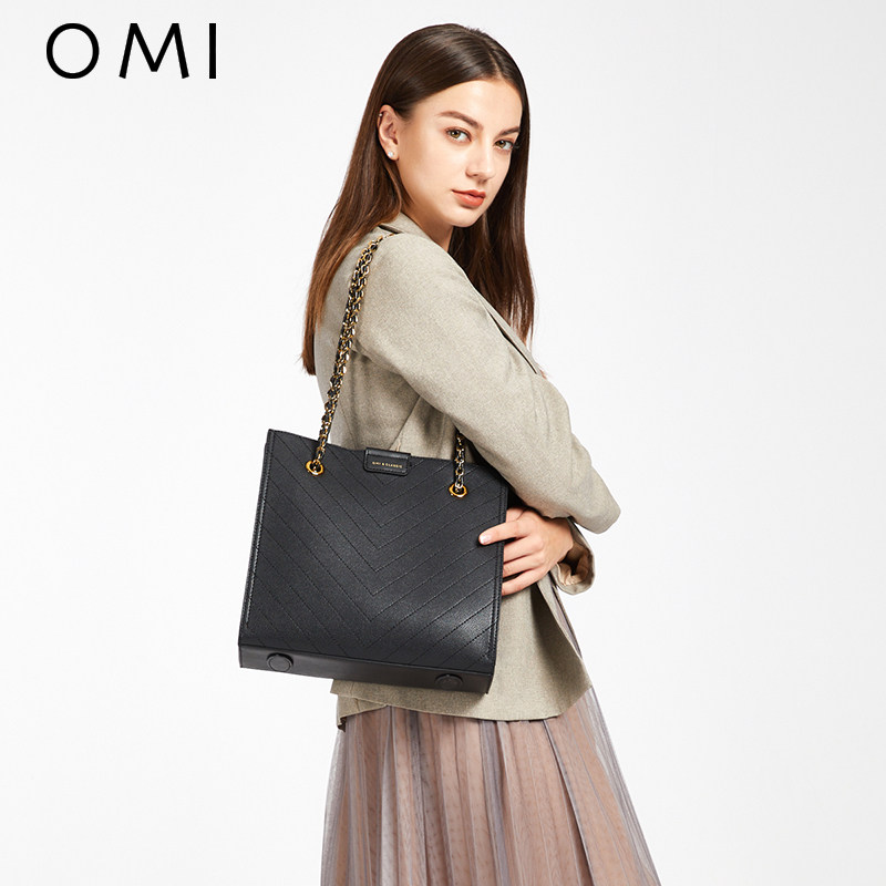欧米2020新款潮简约链条网红单肩包 欧米女士包袋