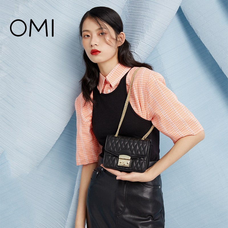 omi 2020新款潮时尚百搭压纹女包袋 欧米女士包袋
