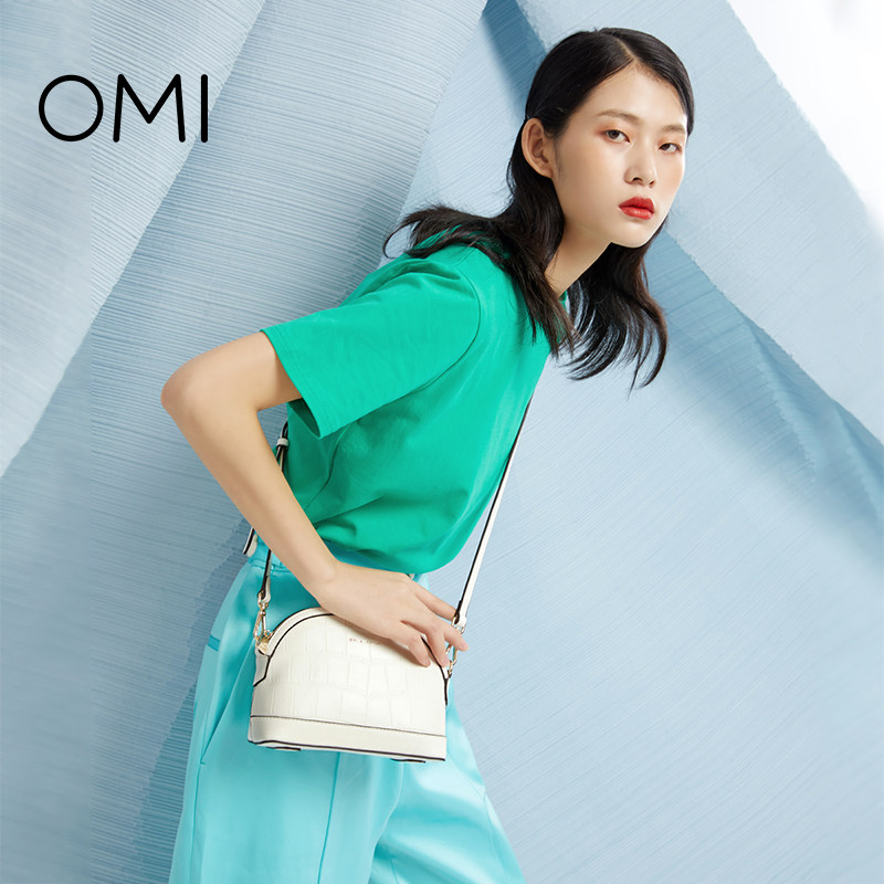 欧米2020新款潮时尚百搭单肩贝壳包 欧米女士包袋