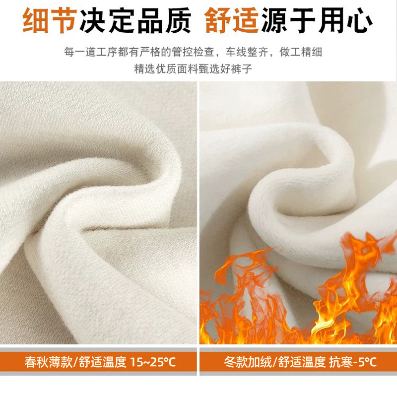 婧麒孕妇裤子冬加厚外穿2025新款加绒阔腿裤子不勒肚子保暖孕妇装,淘宝优惠券,粉丝福利购,淘宝优惠卷