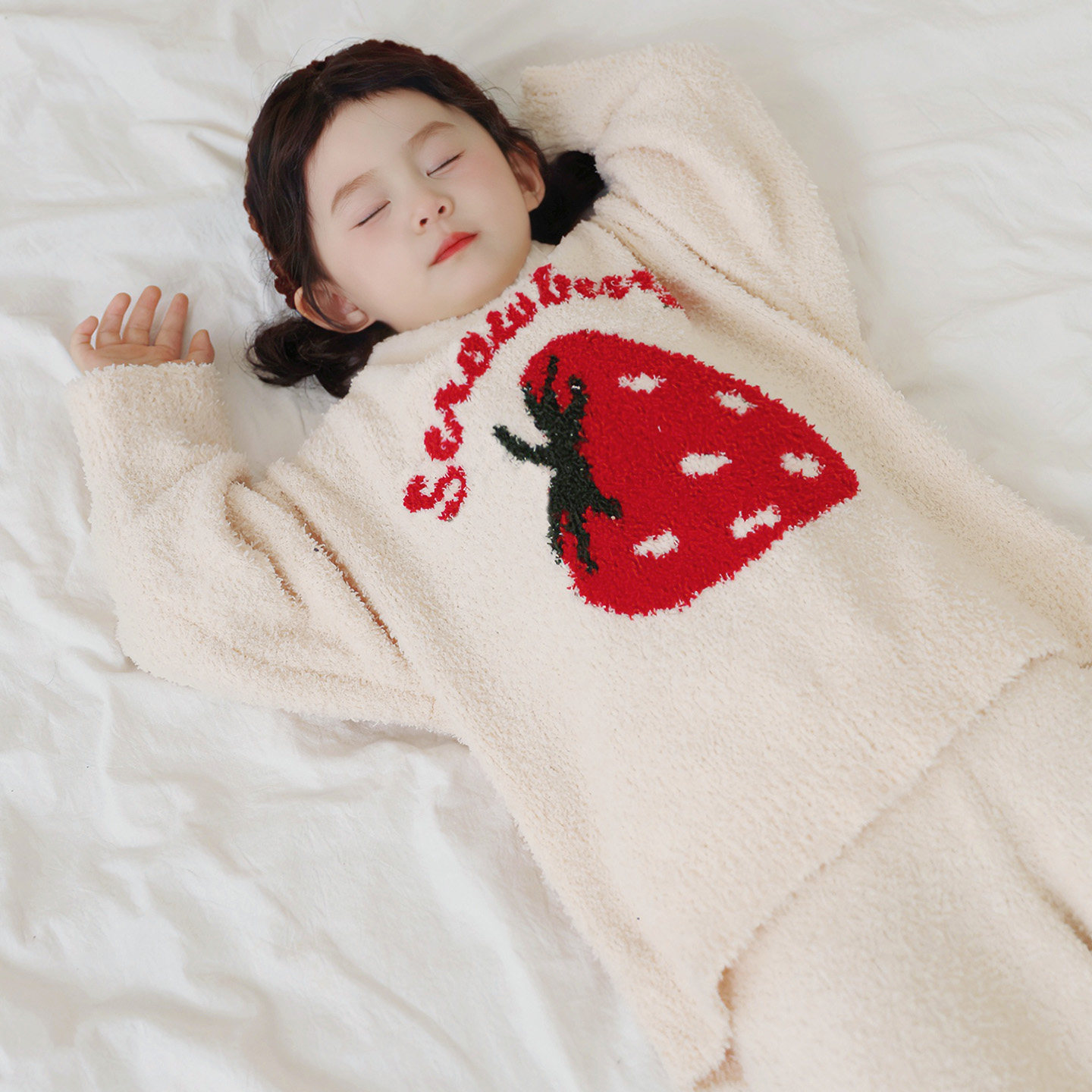 婧麒儿童半边绒家居服套装加厚保暖内衣套装抗静电羽毛纱睡衣睡裤,淘宝优惠券,粉丝福利购,淘宝优惠卷