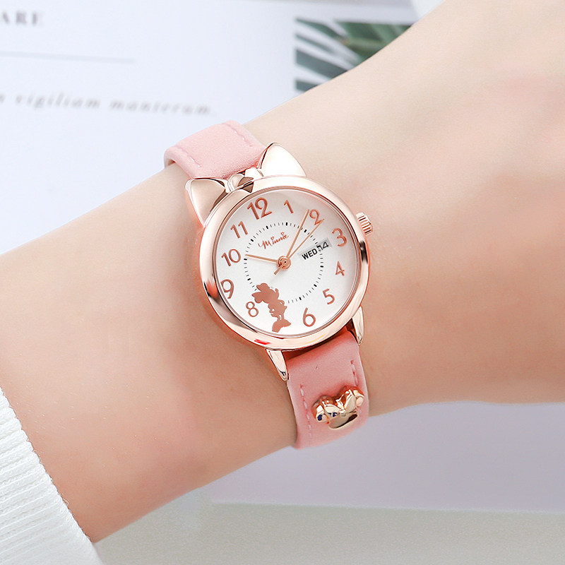 迪士尼女2021年新款女孩电子表 宸雪誉手表国产腕表