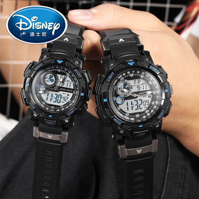 迪士尼男生初高中潮流男孩电子表 宸雪誉手表国产腕表