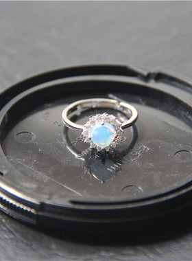 全新女士孤品欧泊戒指