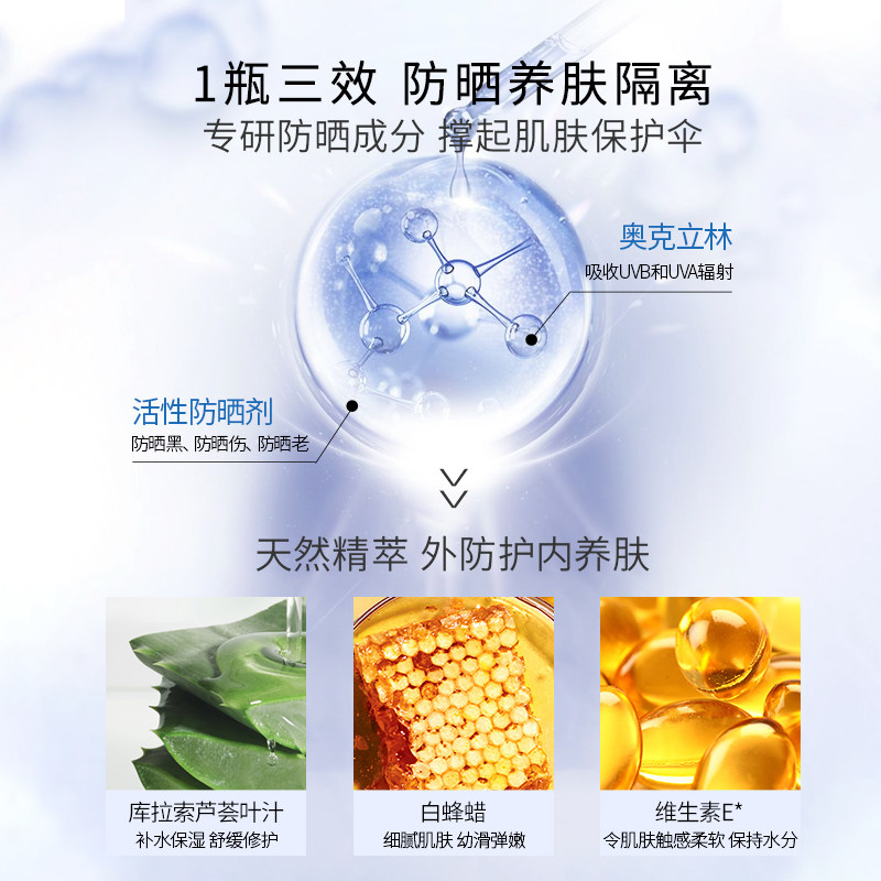 【直播专属】格兰玛弗兰40ml两防晒霜 格兰玛弗兰防晒霜