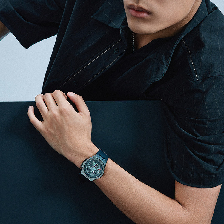 rarone雷诺双子星镂空男全纯机械表 雷诺手表国产腕表