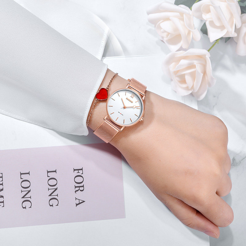 雷诺2020新款时尚潮流防水钢带手表 雷诺手表国产腕表