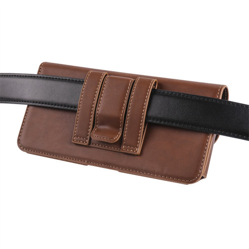 X100腰包X100Pro穿皮带挂腰皮夹适用vivoX90X100S真皮保护套X90S/X80插卡磁吸横款Ultra男袋子老人5G全包 - 图3