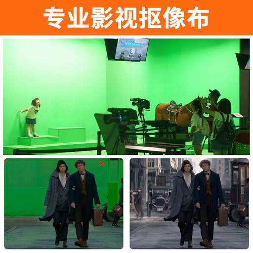 绿幕抠像布摄影扣像绿色拍照背景布支架专业影视直播视频后期制作纯色绿布抠图幕布大尺寸影棚网红抠图拍摄架 - 图3